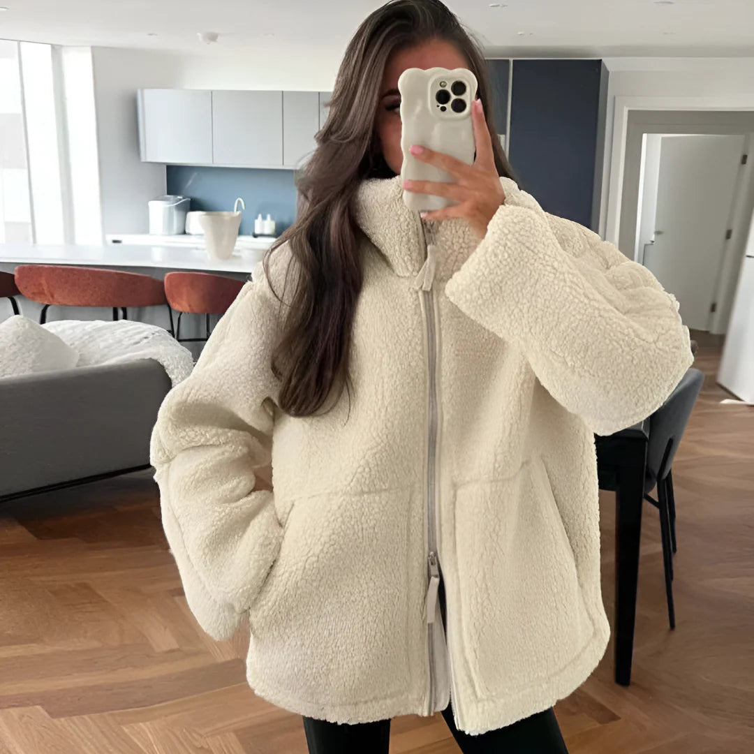 Jade | Veste En Teddy Fleece