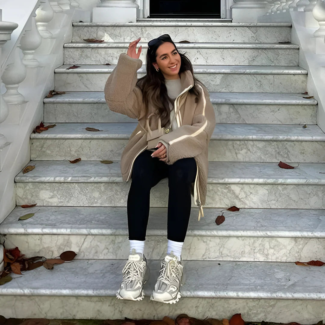 Jade | Veste En Teddy Fleece